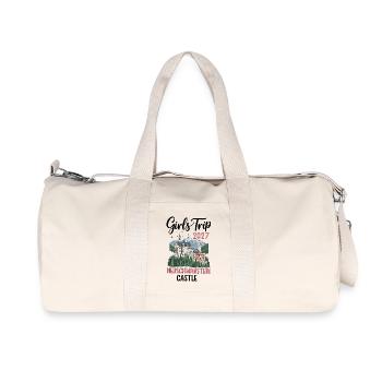Girls Trip 2027 Neuschwanstein Castle - Recycled Canvas Sports Bag by Stanley/Stella - natural - Front