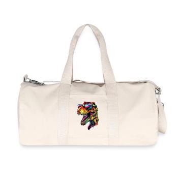 T-Rex Tyrannosaurus Rex Dino Papa Dinosaure - Sac de sport en toile recyclée Stanley/Stella - blanc naturel - Devant