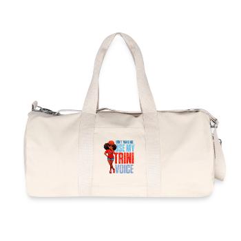 Trinidad and Tobago Trini - Recycled Canvas Sports Bag by Stanley/Stella - natural - Front