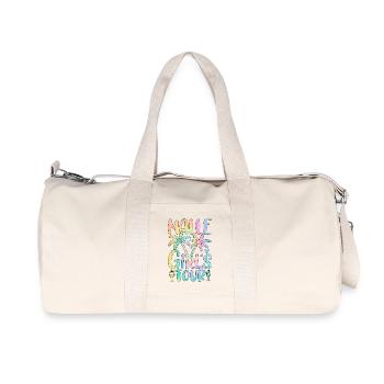 Visite de Malle Girls - Sac de sport en toile recyclée Stanley/Stella - blanc naturel - Devant