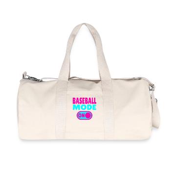 Mode baseball activé – Pour les joueurs et les vrais fans - Sac de sport en toile recyclée Stanley/Stella - blanc naturel - Devant