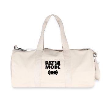 Mode basket-ball activé – Conception des joueurs et des supporters - Sac de sport en toile recyclée Stanley/Stella - blanc naturel - Devant