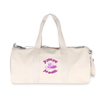 I can't, I have Country - Pink Hat - Recycled Canvas Sports Bag by Stanley/Stella - natural - Front