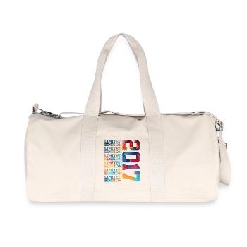 ÉDITION LIMITÉE 2017 9 ANS 9E ANNIVERSAIRE - Sac de sport en toile recyclée Stanley/Stella - blanc naturel - Devant