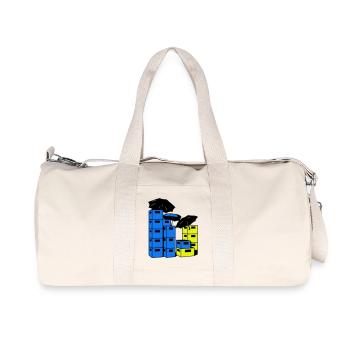 Beer crate art - Recycled Canvas Sports Bag by Stanley/Stella - natural - Front