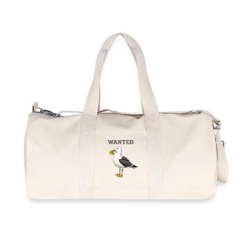 Gesuchte Pommes-möwe - Recycelte Canvas-Sporttasche von Stanley/Stella - Naturweiß - Vorne