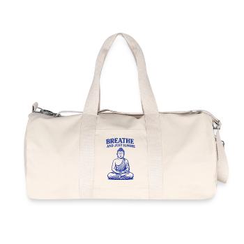 Atmen Und Einfach Ignorieren Achtsamkeit - Recycled Canvas Sports Bag by Stanley/Stella - natural - Front