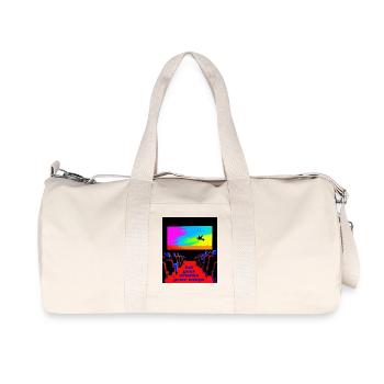 Dream visions - Recycled Canvas Sports Bag by Stanley/Stella - natural - Front