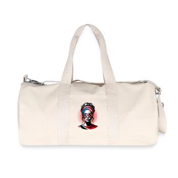 Trinité-et-Tobago - Sac de sport en toile recyclée Stanley/Stella - blanc naturel - Devant