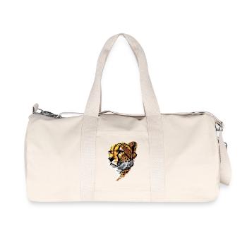 Guépard Guépard Gros chat Amoureux des chats Guépard - Sac de sport en toile recyclée Stanley/Stella - blanc naturel - Devant