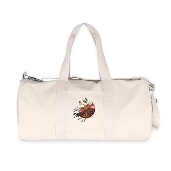 Ramen de porc et poussin - Sac de sport en toile recyclée Stanley/Stella - blanc naturel - Devant