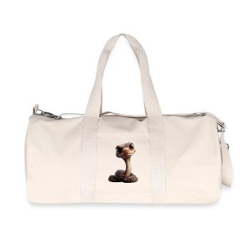 serpent, python, cobra, serpent à sonnettes, serpents - Sac de sport en toile recyclée Stanley/Stella - blanc naturel - Devant