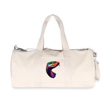 snake, python, cobra, rattlesnake, snakes - Recycled Canvas Sports Bag by Stanley/Stella - natural - Front