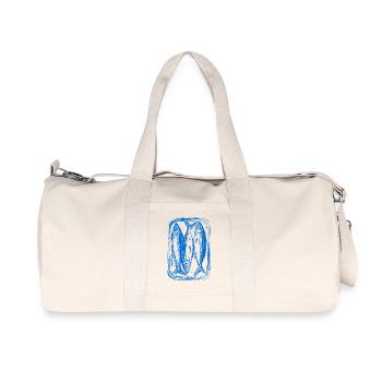 Conserve de poisson - Sac de sport en toile recyclée Stanley/Stella - blanc naturel - Devant