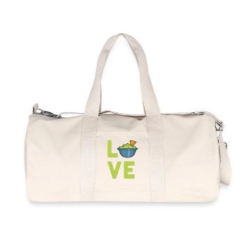 What Can I Say I Like Guacamole Funny Meme - Recycelte Canvas-Sporttasche von Stanley/Stella - Naturweiß - Vorne