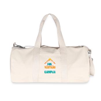 Camper Camping Caravane Dicton - Sac de sport en toile recyclée Stanley/Stella - blanc naturel - Devant
