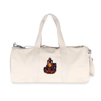 Dark Academia Automne Vibes Lanterne Autumnal - Sac de sport en toile recyclée Stanley/Stella - blanc naturel - Devant
