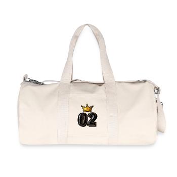 2 Number Crown - Recycled Canvas Sports Bag by Stanley/Stella - natural - Front