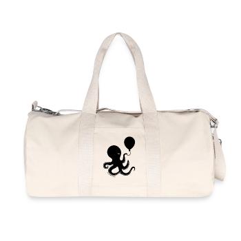 Pieuvre maudite – Créature marine d’humour noir déséquilibrée - Sac de sport en toile recyclée Stanley/Stella - blanc naturel - Devant