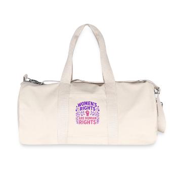 Women's rights are human rights - Recycled Canvas Sports Bag by Stanley/Stella - natural - Front