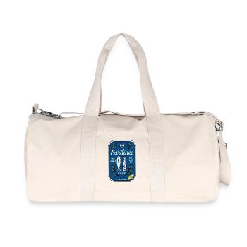 Sardines - Recycled Canvas Sports Bag by Stanley/Stella - natural - Front