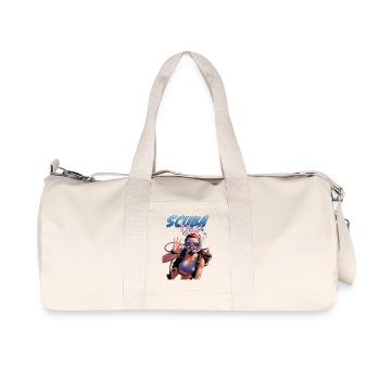 Scuba Girl Diver Design - Sac de sport en toile recyclée Stanley/Stella - blanc naturel - Devant