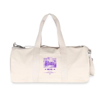 Kubanischer Ritter Anole Eidechse Besitzer Reptilienhalter - Recycelte Canvas-Sporttasche von Stanley/Stella - Naturweiß - Vorne