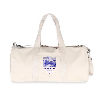 Cuban Knight Anole Lizard Owner Reptile Keeper - Recycled Canvas Sports Bag by Stanley/Stella - natural - Front