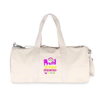 Fière maman autiste - Sac de sport en toile recyclée Stanley/Stella - blanc naturel - Devant