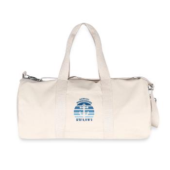 Hohenkirchen Anchor Motif Boltenhagen Baltic Sea Beach - Recycled Canvas Sports Bag by Stanley/Stella - natural - Front