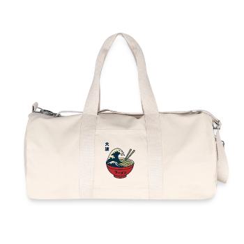 The Ramen Wave - Japan - Recycled Canvas Sports Bag by Stanley/Stella - natural - Front