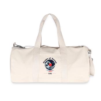 Ocean of Sound – Japan Wave Vinyl Design - Recycled Canvas Sports Bag by Stanley/Stella - natural - Front