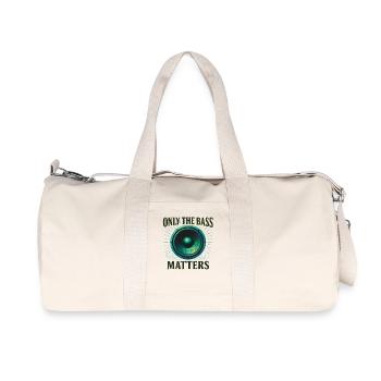 Techno – Only the Bass Matters - Recycled Canvas Sports Bag by Stanley/Stella - natural - Front