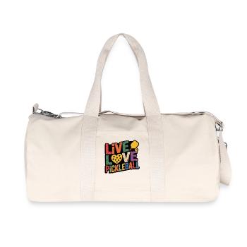 Idée cadeau pour les joueurs et les fans de pickleball - Sac de sport en toile recyclée Stanley/Stella - blanc naturel - Devant