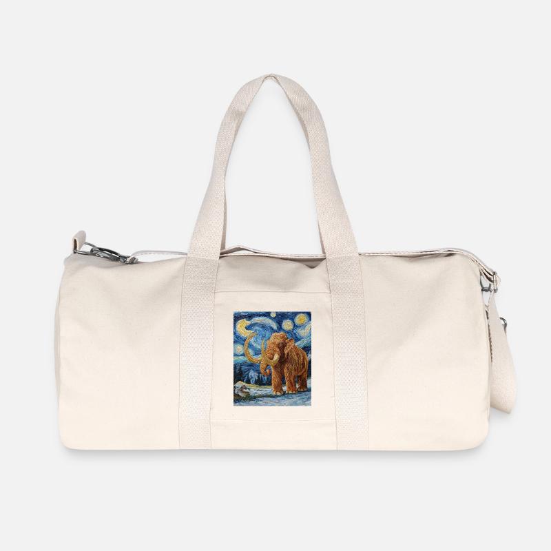 Mammut Van Gogh Starry Night - Recycelte Canvas-Sporttasche von Stanley/Stella - Naturweiß