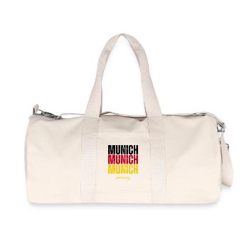 Munich Allemagne, souvenir de Munich - Sac de sport en toile recyclée Stanley/Stella - blanc naturel - Devant