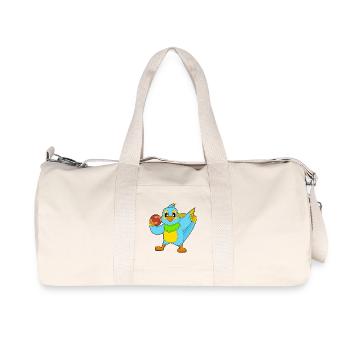 Perroquet Handball Joueur Handball - Sac de sport en toile recyclée Stanley/Stella - blanc naturel - Devant