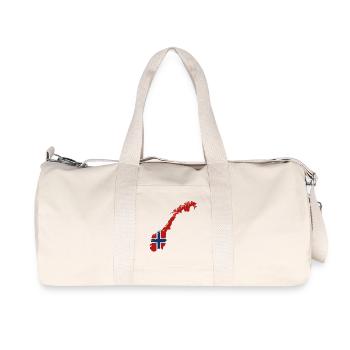 Norway Vacation Nature Gift - Recycled Canvas Sports Bag by Stanley/Stella - natural - Front