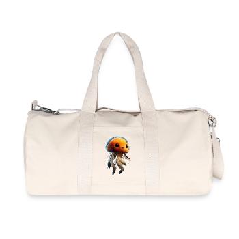 Qualle Jellyfish Feuerqualle Medusa Süße Quallen - Recycelte Canvas-Sporttasche von Stanley/Stella - Naturweiß - Vorne