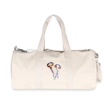 Qualle Jellyfish Feuerqualle Medusa Süße Quallen - Recycelte Canvas-Sporttasche von Stanley/Stella - Naturweiß - Vorne