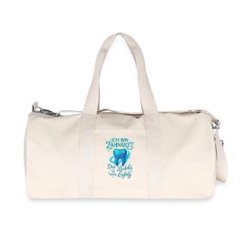 Ich bin Zahnarzt Dein Lächeln ist mein Erfolg - Recycelte Canvas-Sporttasche von Stanley/Stella - Naturweiß - Vorne