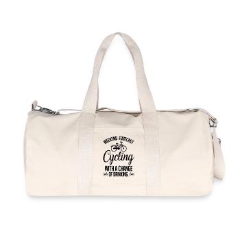 Please provide design - Recycled Canvas Sports Bag by Stanley/Stella - natural - Front