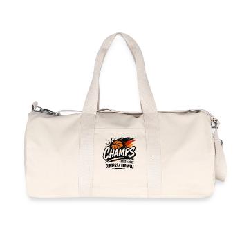 Basketball Champs Deutschland Basketballer  - Recycelte Canvas-Sporttasche von Stanley/Stella - Naturweiß - Vorne