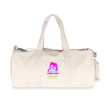 Anime Queen Manga Otaku Kawaii Japon Cosplay Bande dessinée - Sac de sport en toile recyclée Stanley/Stella - blanc naturel - Devant