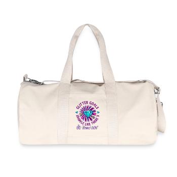 Diamond Painting Artist Sparkle Like No Tomorrow - Recycled Canvas Sports Bag by Stanley/Stella - natural - Front
