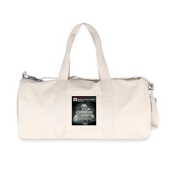 Noël amusant avec le Père Noël - Sac de sport en toile recyclée Stanley/Stella - blanc naturel - Devant