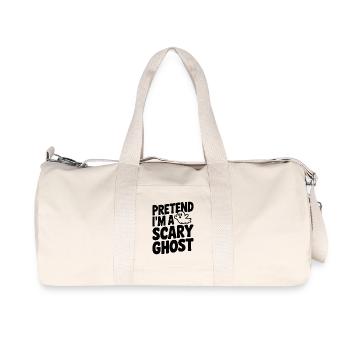 Tu so, als wäre ich ein gruseliger Geist - Recycelte Canvas-Sporttasche von Stanley/Stella - Naturweiß - Vorne