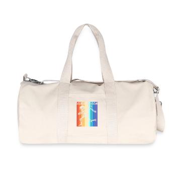 Arm Fracture Halloween Skeleton Bone Bone Fracture - Recycled Canvas Sports Bag by Stanley/Stella - natural - Front