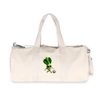 Pak Choi Football - Sac de sport en toile recyclée Stanley/Stella - blanc naturel - Devant