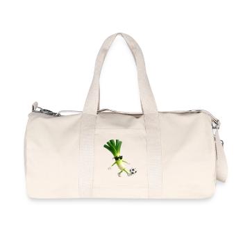 Leek Football - Recycled Canvas Sports Bag by Stanley/Stella - natural - Front